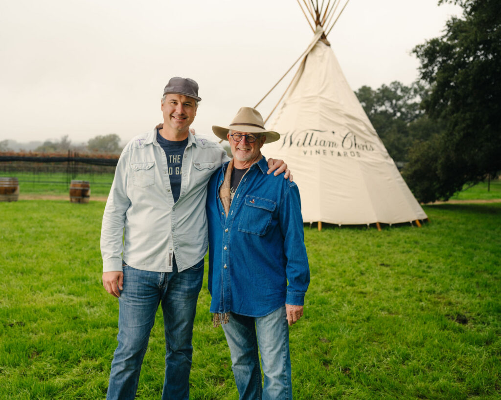 Chris Brundrett and Bill Blackmon, owners of William Chris Vineyards